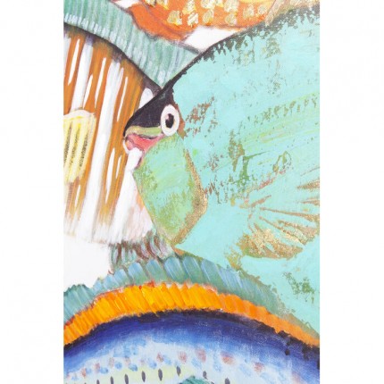 Schilderij Fish Meeting 40x50cm (2/Set) Kare Design