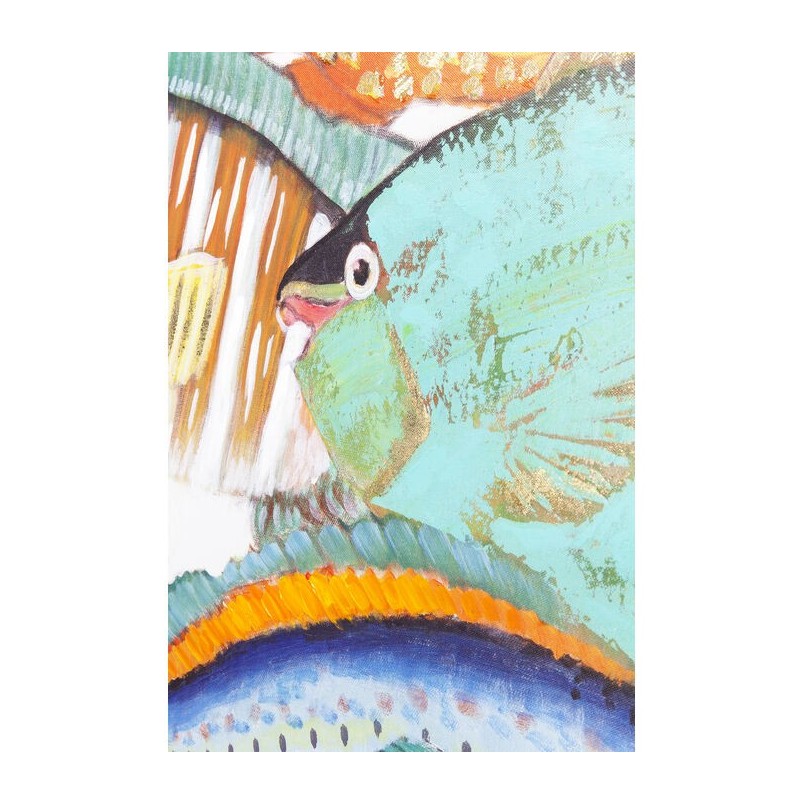 Framed Picture Fish Meeting 40x50cm (2/Set) Kare Design