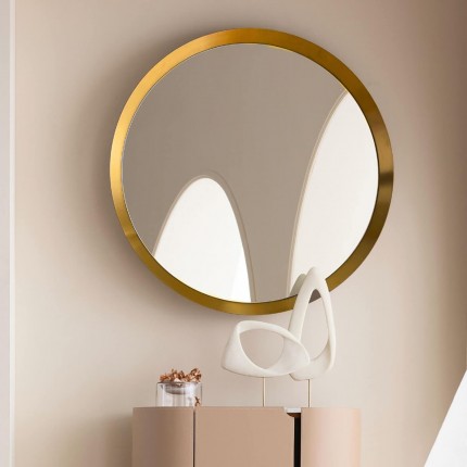 Spiegel Arezzo Ø100cm goud Kare Design