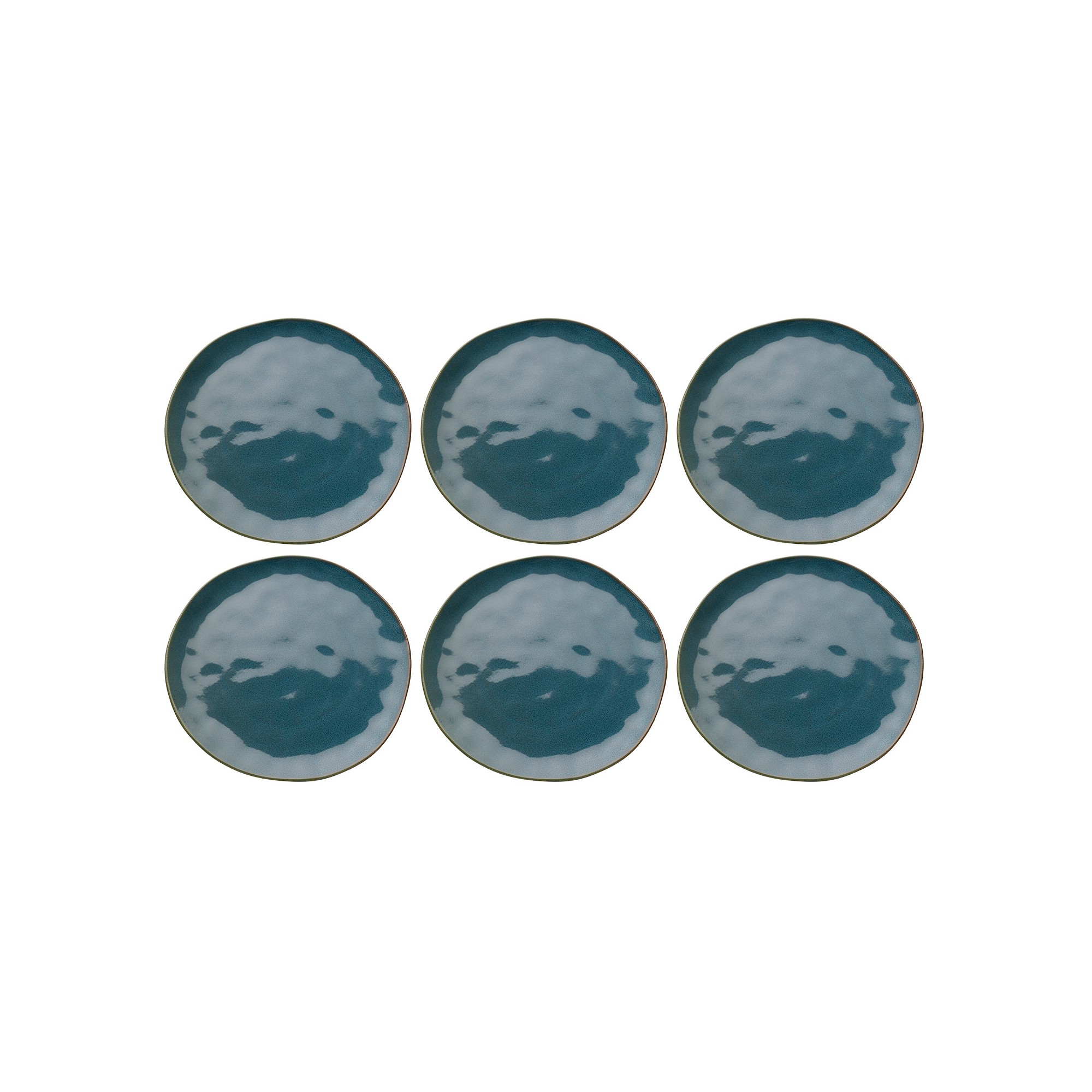 Borden Organic Ø26cm blauw (6/set) Kare Design