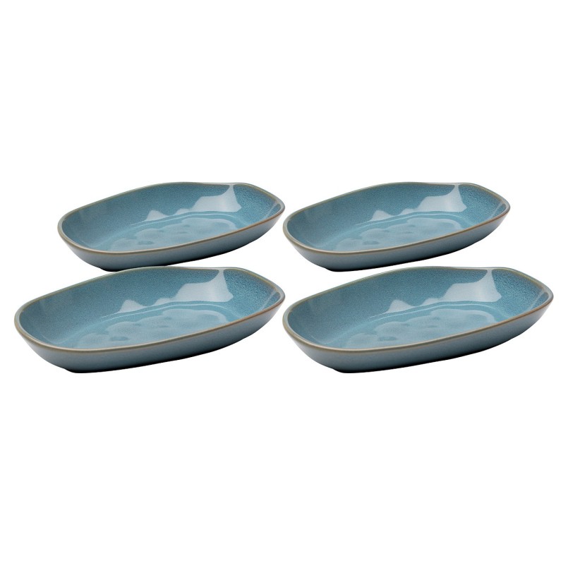 Soepborden Organic 25cm blauw (4/set) Kare Design