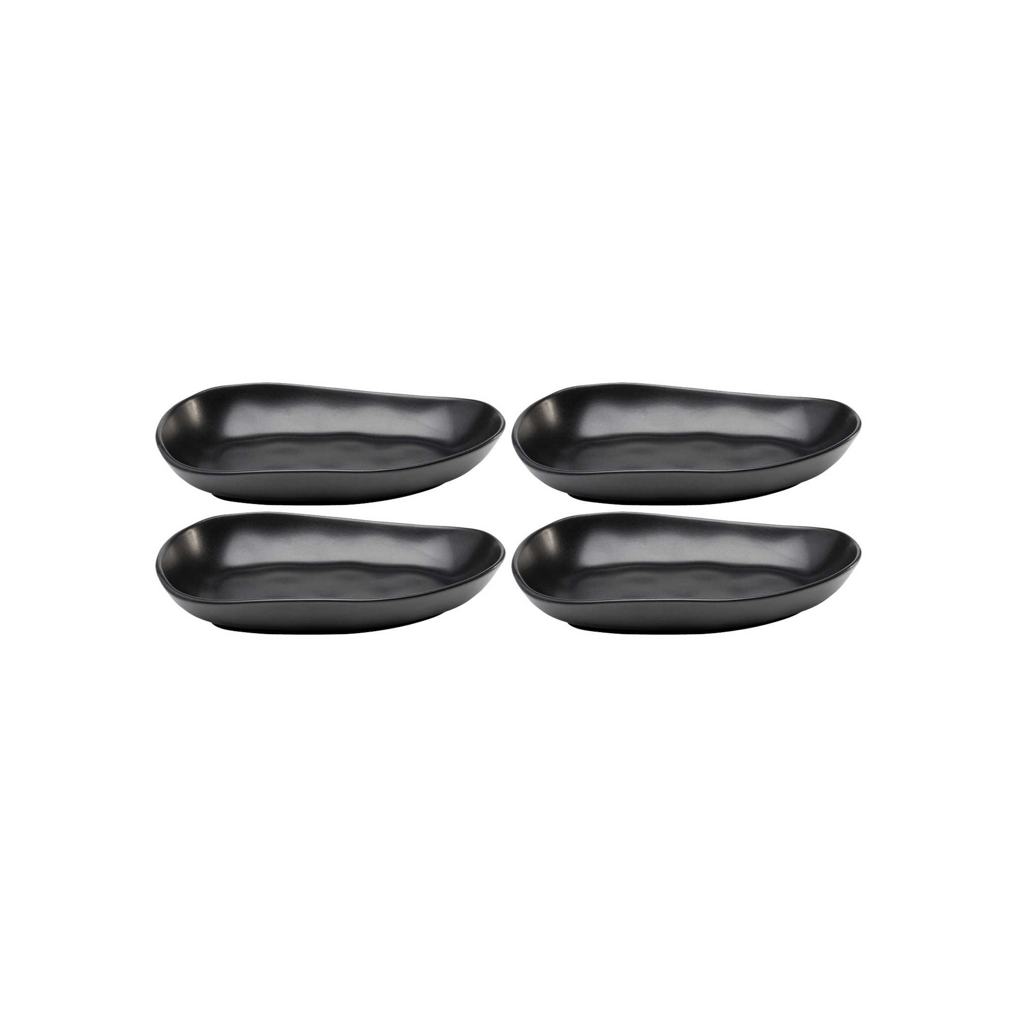 Soepborden Organic 25cm zwart (4/set) Kare Design