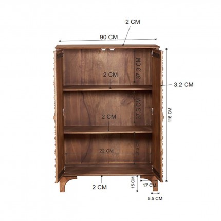 Hoog Dressoir Santos Kare Design