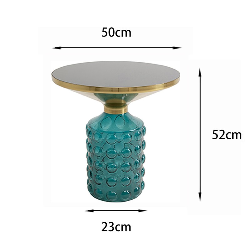 Bijzettafel Lola Ø50cm paars Kare Design
