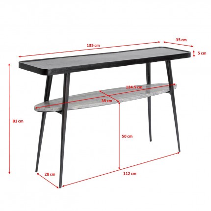 Console Montagna 135x35cm Kare Design Console Montagna 135x35cm Kare Design