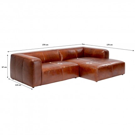 Hoekbank Cubetto rechts Kare Design Hoekbank Cubetto rechts Kare Design