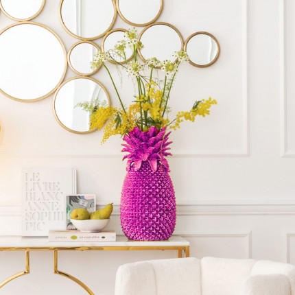 Vaas ananas roze 30cm Kare Design Vaas ananas roze 30cm Kare Design