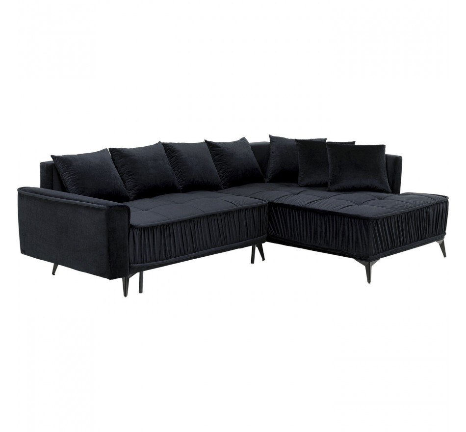 Corner sofa bed Moon right black Kare Design Corner sofa bed Moon right black Kare Design