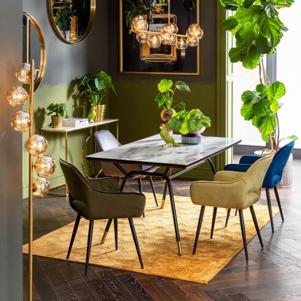 Chair with armrests San Francisco blue Kare Design Chair with armrests San Francisco blue Kare Design