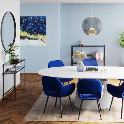 Chair with armrests San Francisco blue Kare Design Chair with armrests San Francisco blue Kare Design