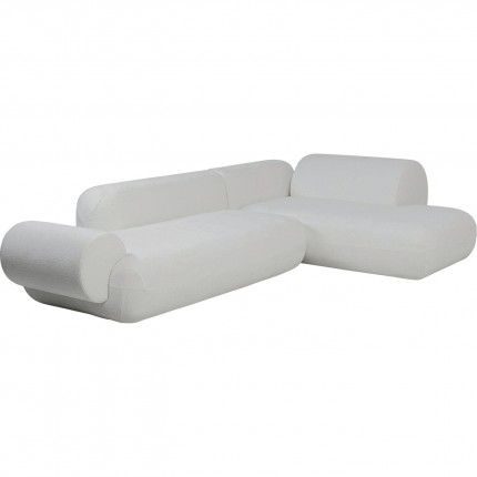 Corner sofa Soft white right Kare Design