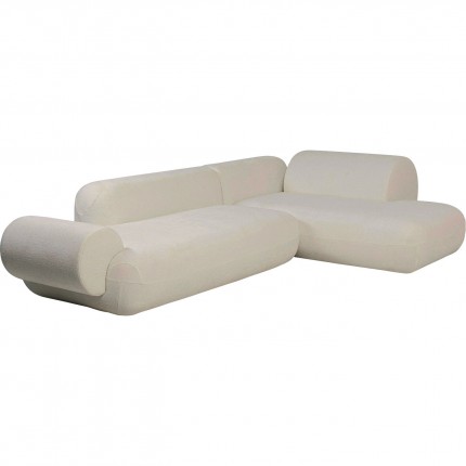 Corner Sofa Soft beige right Kare Design