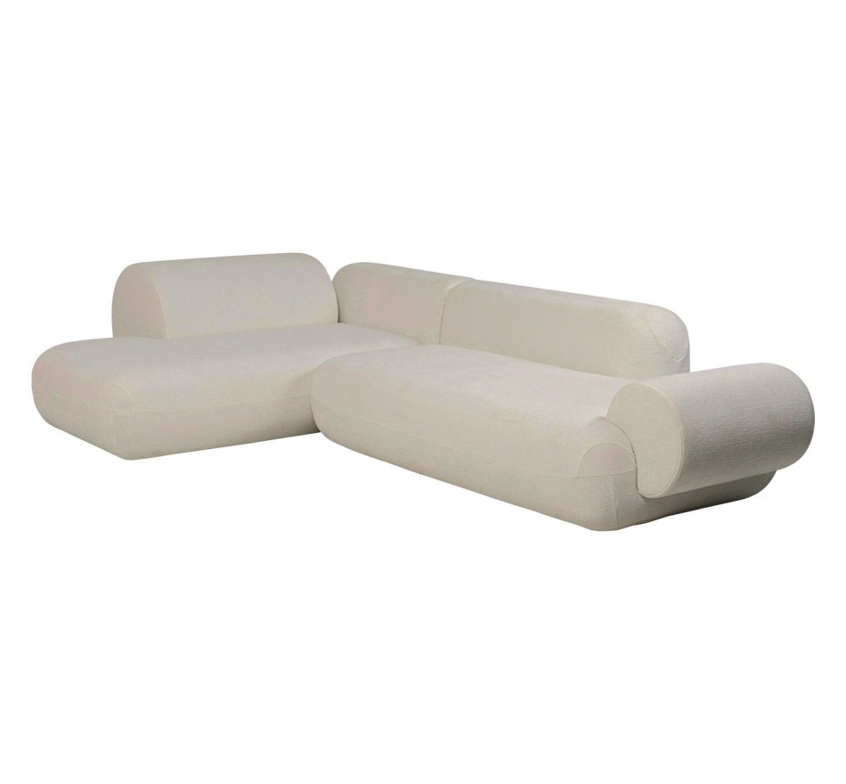 Hoekbank Soft beige links Kare Design