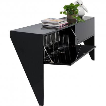 Console High Heel 200x38cm black Kare Design