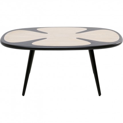 Salontafel Petal 90x60cm zwart Kare Design