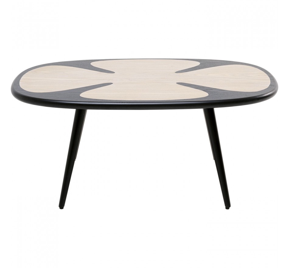 Coffee table Petal 90x60cm black Kare Design