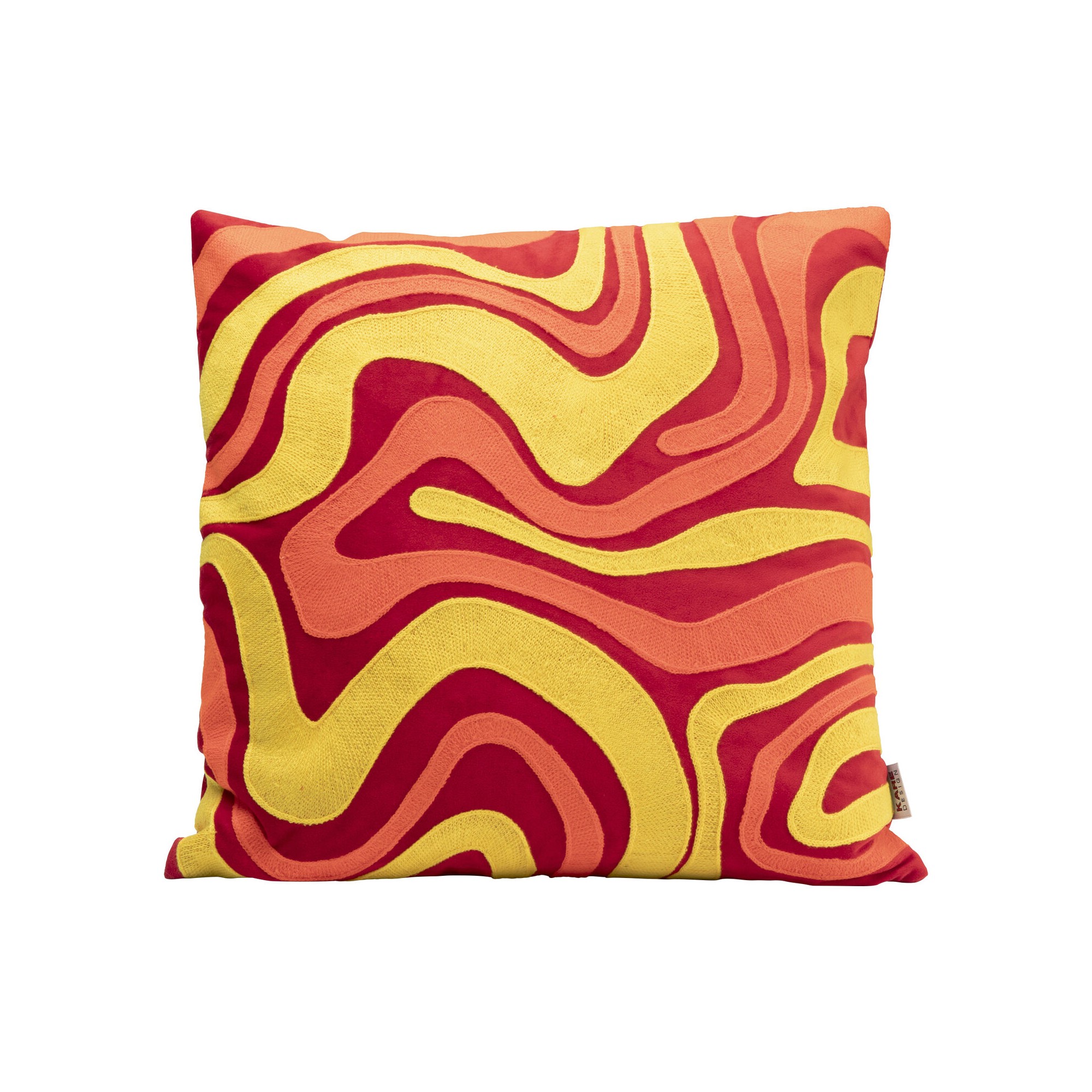 Coussin Electric Feeling rouge 45x45cm