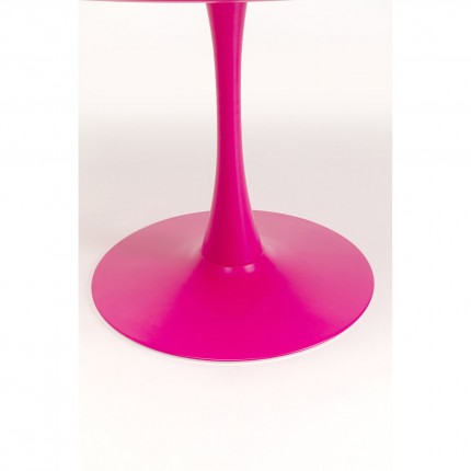 Eettafel Schickeria Ø110cm roze Kare Design