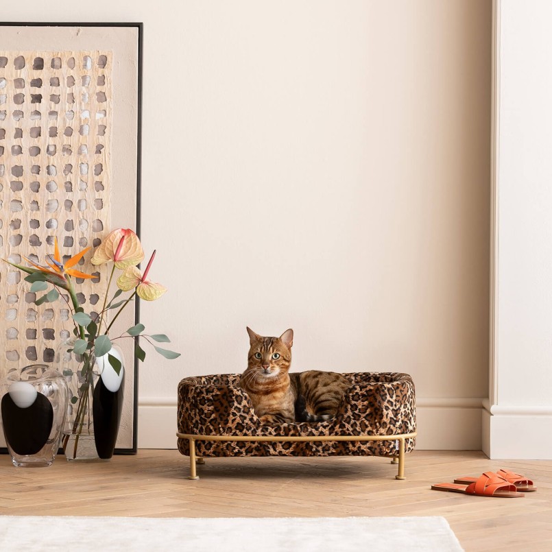 Leopard print pet bed - Kare Design