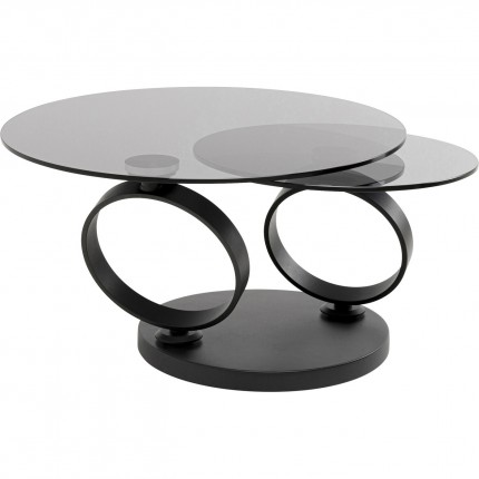 Salontafel Beverly gerookt glas Kare Design