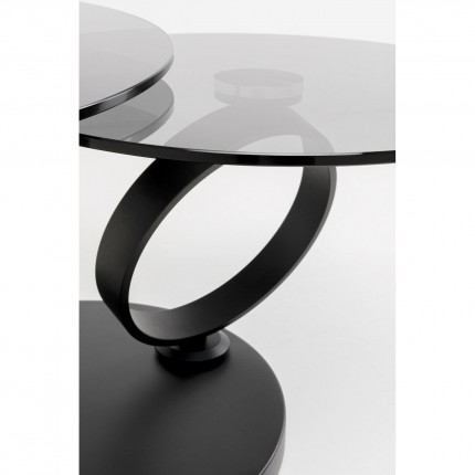 Salontafel Beverly gerookt glas Kare Design