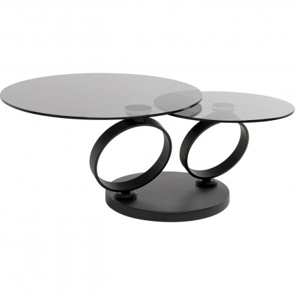 Salontafel Beverly gerookt glas Kare Design