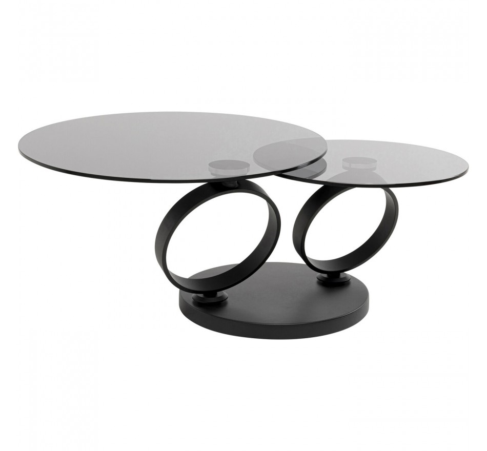Salontafel Beverly gerookt glas Kare Design Salontafel Beverly gerookt glas Kare Design