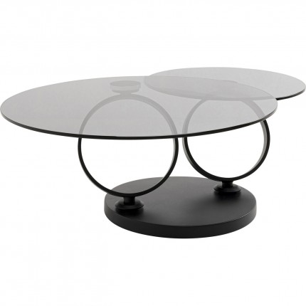 Salontafel Beverly gerookt glas Kare Design