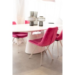 Draaistoel Baron roze Kare Design