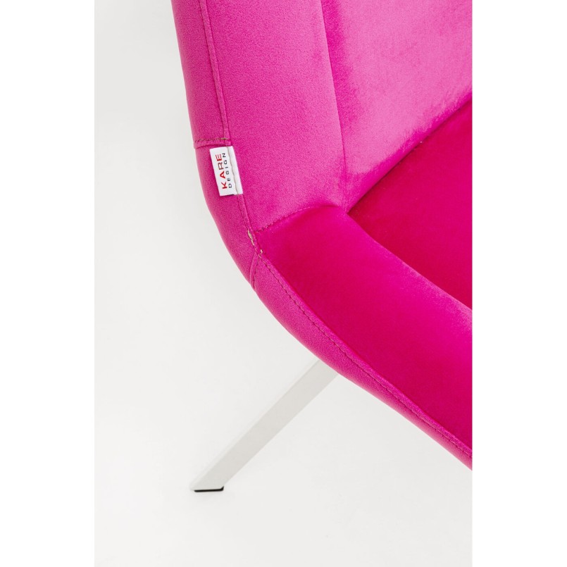 Draaistoel Baron roze Kare Design