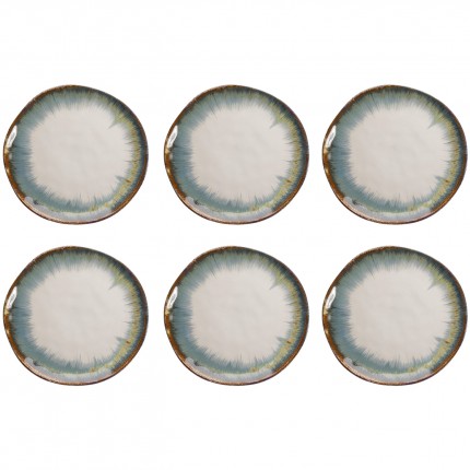 Borden Organic Ø26cm wit (6/Set) Kare Design Borden Organic Ø26cm wit (6/Set) Kare Design