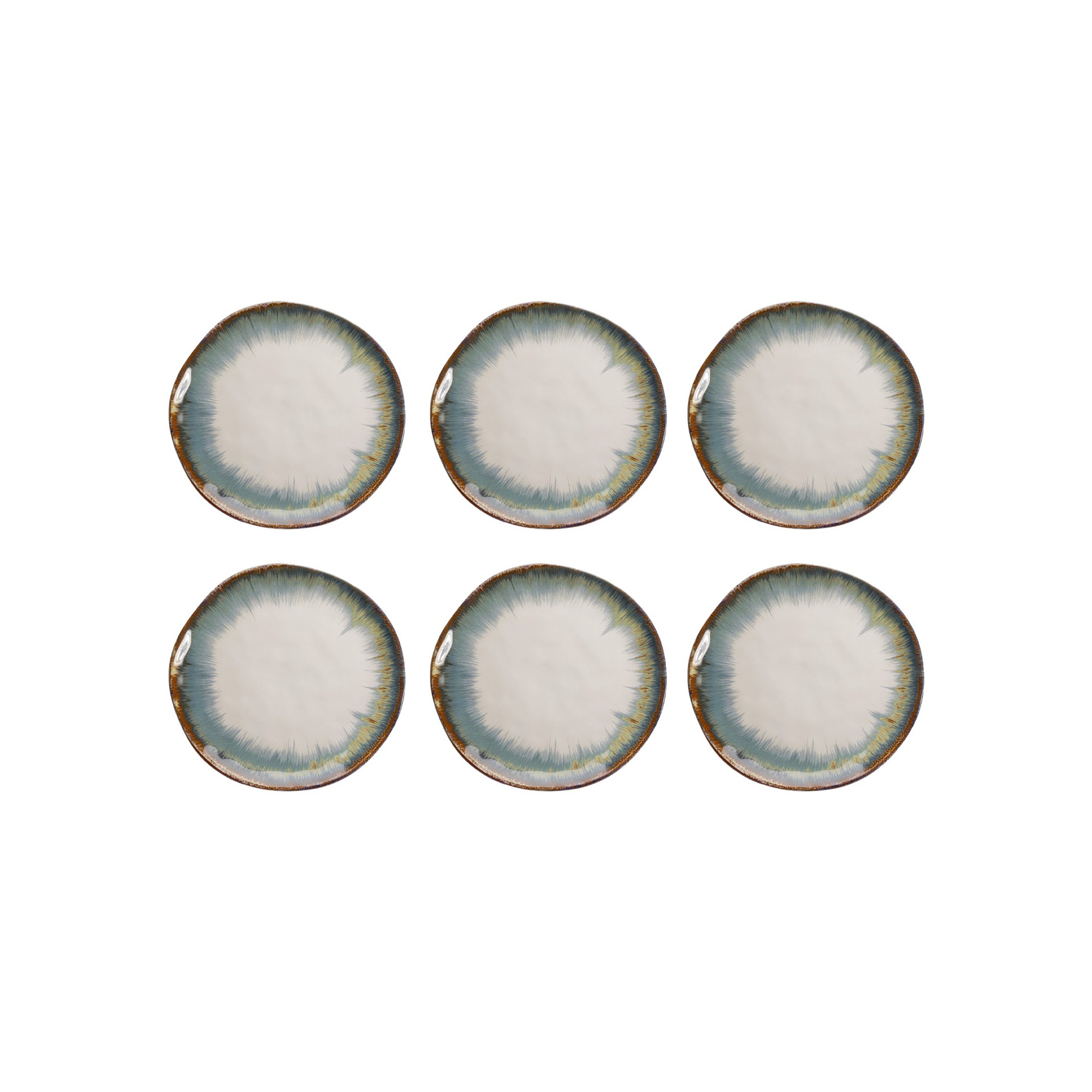 Borden Organic Ø26cm wit (6/Set) Kare Design