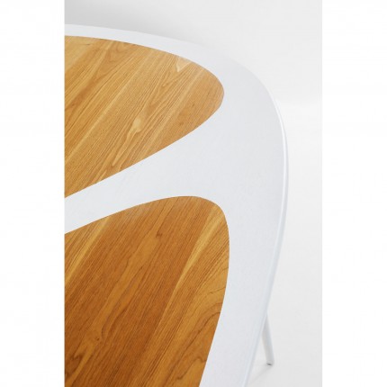 Eettafel Petal 200x100cm wit Kare Design