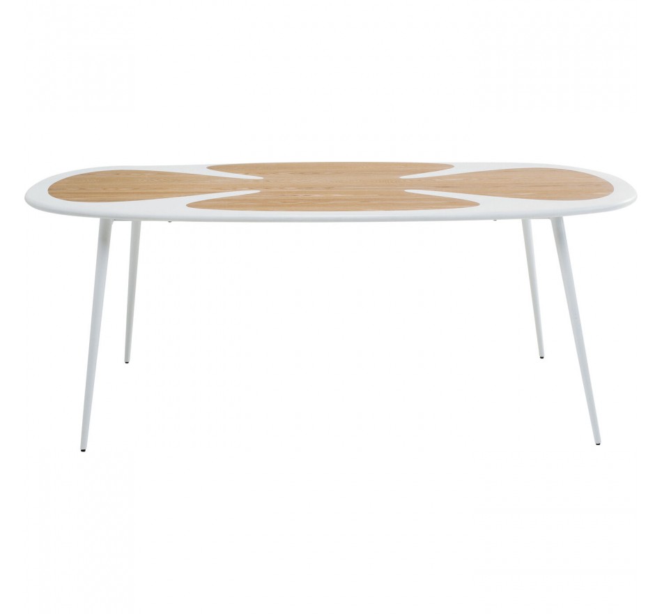 Eettafel Petal 200x100cm wit Kare Design