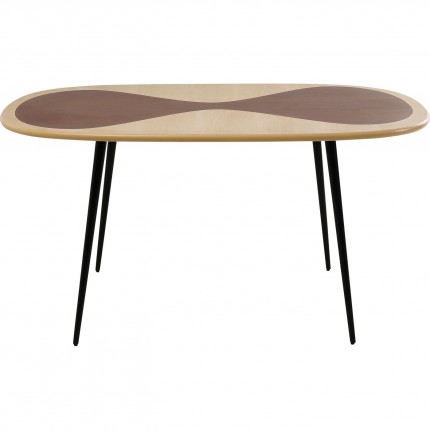 Table Petal 150x90cm black Kare Design