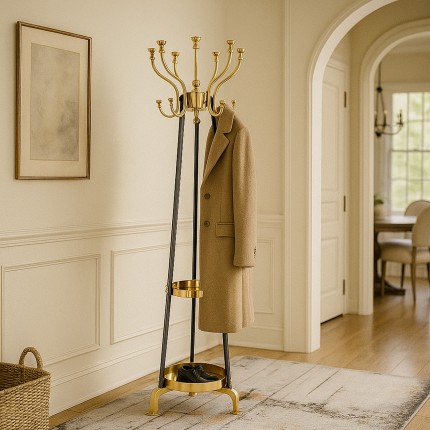 Coat Rack Luna black and gold Kare Design Coat Rack Luna black and gold Kare Design