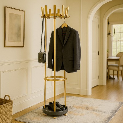 Coat Rack Gala gold Kare Design Coat Rack Gala gold Kare Design
