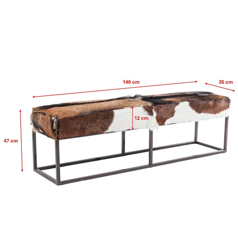 Geitenhuid bankje - Country Life - Kare Design