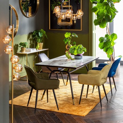 Chair with armrests San Francisco Dark Green Kare Design Chair with armrests San Francisco Dark Green Kare Design