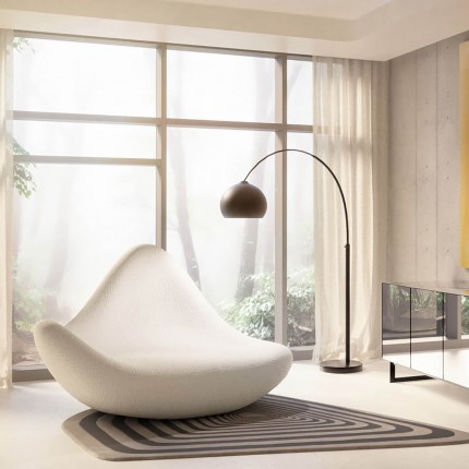 Armchair Glow Wave white Kare Design