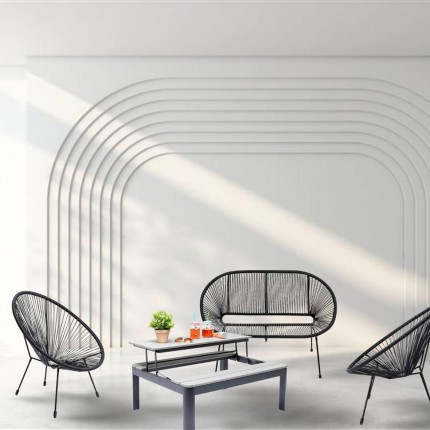 Tuinmeubilair Acapulco Happy Day grijs Kare Design