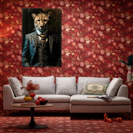 Wandfoto luipaard pak 100x150cm Kare Design Wandfoto luipaard pak 100x150cm Kare Design