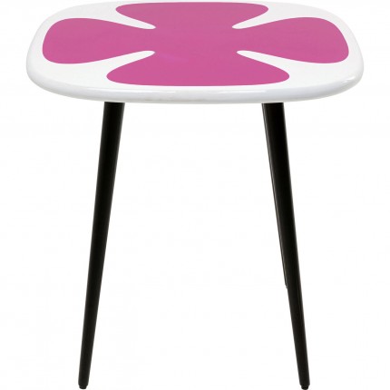 Bijzettafel Petal roze Kare Design