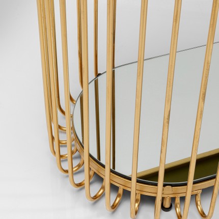 Console Wire 81x37cm messing Kare Design Console Wire 81x37cm messing Kare Design