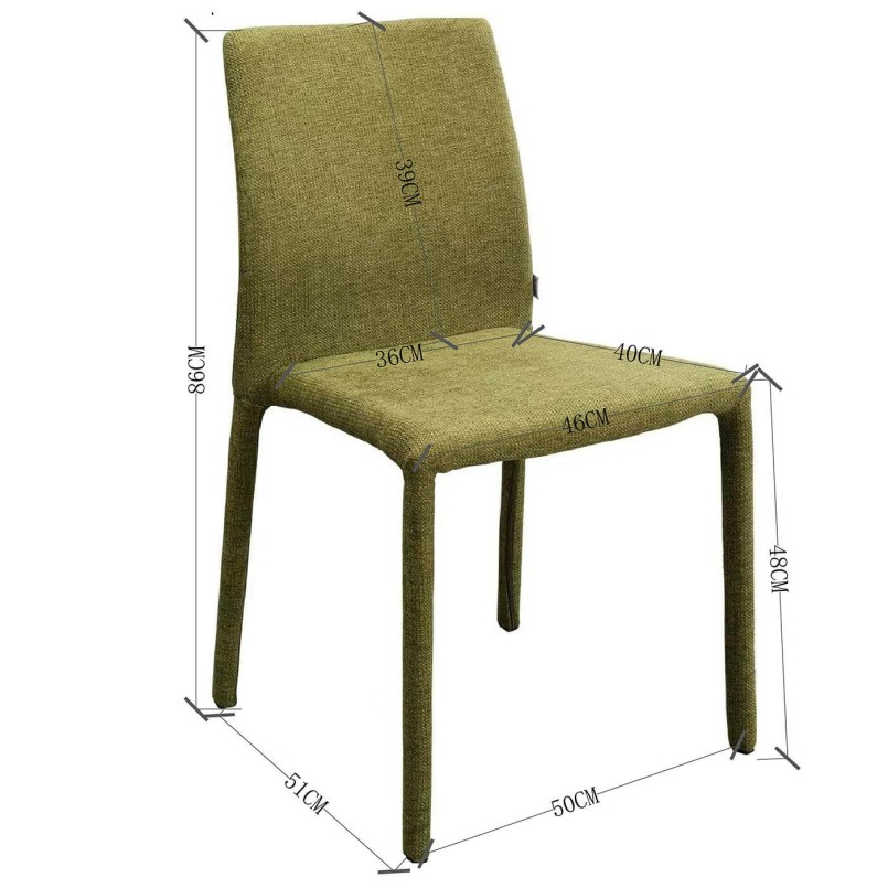 Groene stoel - Bologna - Kare Design