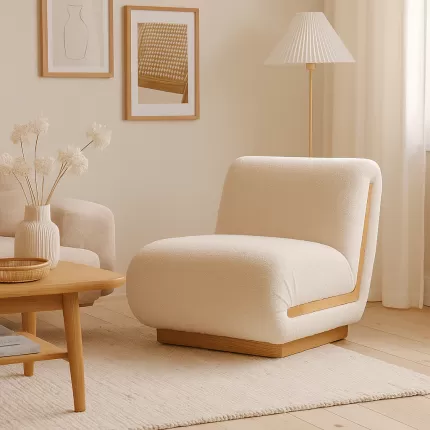 Fauteuil Hilda creme Kare Design Fauteuil Hilda creme Kare Design