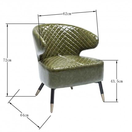 Fauteuil Session Groen Kare Design Fauteuil Session Groen Kare Design