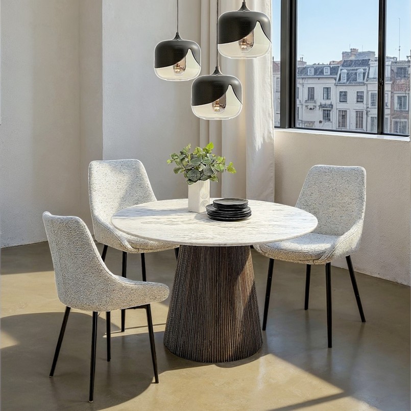 Eettafel Glenn Ø115cm Kare Design