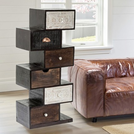Ladekast Zick Zack Finca 6 lades Kare Design Ladekast Zick Zack Finca 6 lades Kare Design
