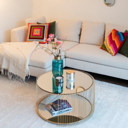 Corner Sofa Gianna 250cm left creme Kare Design Corner Sofa Gianna 250cm left creme Kare Design